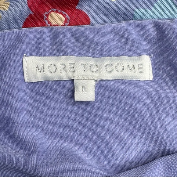 Jovani Halter Mini Dress in Periwinkle Floral Large NWT - Picture 4 of 4